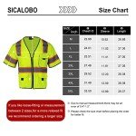 High Visibility Safety Vest with 10 Pockets