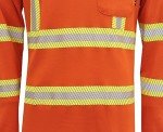 High Visibility Flame Resistant Safety Shirt - Orange