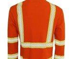 High Visibility Flame Resistant Safety Shirt - Orange