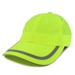 High Visibility Reflective Safety Baseball Cap - Yellow