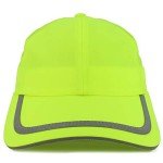 High Visibility Reflective Safety Baseball Cap - Yellow
