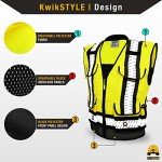 High Visibility Safety Vest with Cushion Collar