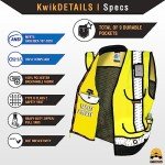 High Visibility Safety Vest with Cushion Collar