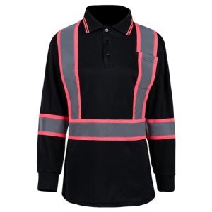 Women's Reflective Safety Polo Shirts - High Visibility