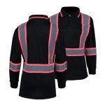 Women's Reflective Safety Polo Shirts - High Visibility