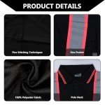 Women's Reflective Safety Polo Shirts - High Visibility