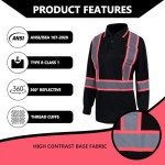 Women's Reflective Safety Polo Shirts - High Visibility
