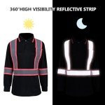 Women's Reflective Safety Polo Shirts - High Visibility