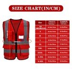 Red Safety Vest for Outdoor Protection
