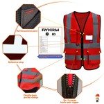 Red Safety Vest for Outdoor Protection