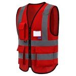 Red Safety Vest for Outdoor Protection