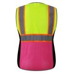 High Visibility Women's Safety Vest with Pockets