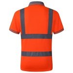 Hi-Vis Polo Shirts for Work - 3 Pack