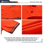 Hi-Vis Polo Shirts for Work - 3 Pack