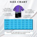 Hi Vis Reflective Short Sleeve Safety Shirt - Purple