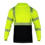Hi-Vis Reflective Long Sleeve Safety Shirts - 3 Pack