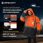 Heated Hi-Vis Jacket with Reflective Details