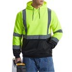 High Visibility Reflective Hoodie for Men