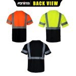 FONIRRA Hi-Vis Reflective Safety Shirts for Men