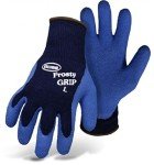 Frosty Grip Extreme Blue Knit Gloves - XL