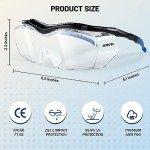 WORKPRO Adjustable Safety Glasses with Anti-Fog Coating