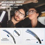 WORKPRO Adjustable Safety Glasses with Anti-Fog Coating