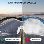 WORKPRO Adjustable Safety Glasses with Anti-Fog Coating