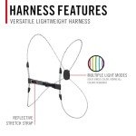 Rechargeable LED Hi-Vis Lighted Safety Vest