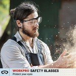 WORKPRO Adjustable Safety Glasses with Anti-Fog Coating