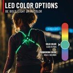 Rechargeable LED Hi-Vis Lighted Safety Vest