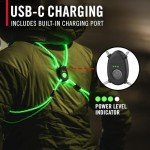Rechargeable LED Hi-Vis Lighted Safety Vest