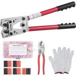 VEVOR Heavy Duty Crimping Tool Kit with Accessories