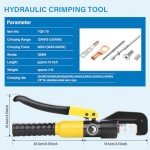TEENO 10T Hydraulic Cable Lug Crimping Tool