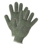 Men's Gray Knit Gloves - Pack of 12