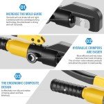 TEENO 10T Hydraulic Cable Lug Crimping Tool