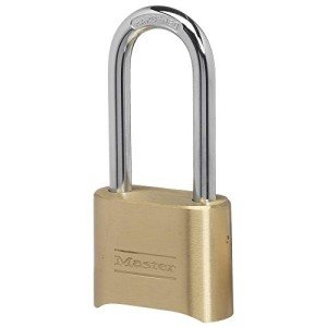 Adjustable Combination Padlock with Brass Finish