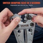 VEVOR Heavy Duty Crimping Tool Kit with Accessories