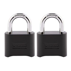 Master Lock Weatherproof Combo Lock Set of 2