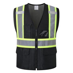 HATAUNKI High Visibility Reflective Safety Vest