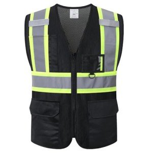 High Visibility Reflective Safety Vest with Pockets