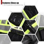 HATAUNKI High Visibility Reflective Safety Vest