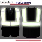 High Visibility Reflective Safety Vest with Pockets