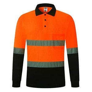 Hi-Vis Reflective Polo Shirt for Men and Women