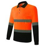 Hi-Vis Reflective Polo Shirt for Men and Women