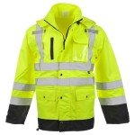 High Visibility Reflective Rain Jacket, Class 3
