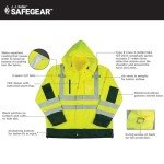 High Visibility Reflective Rain Jacket, Class 3