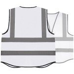 5-Pack High Visibility Safety Vests with Pockets