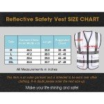 5-Pack High Visibility Safety Vests with Pockets