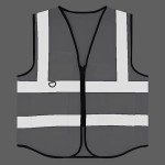 5-Pack High Visibility Safety Vests with Pockets