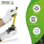 PVC Dotted Cotton Gloves - 12 Pairs, 10 Inch